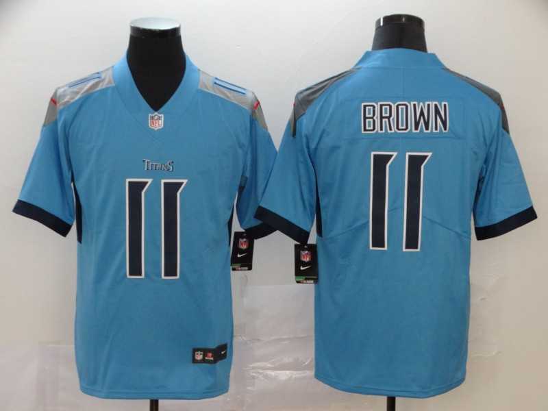Nike Titans 11 A.J. Brown Blue New Vapor Untouchable Limited Jersey,We sell and wholesale Nike Titans 11 A.J. Brown Blue New Vapor Untouchable Limited Jersey on line form chian!